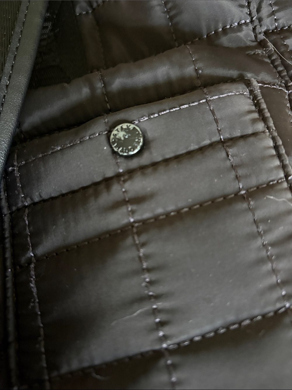 Steve Madden Blivia Quilted Black NylonTote Bag - Picture 11 of 12
